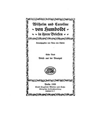 Cover of edition wilhelmundcarol02humbgoog