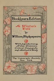 Cover of edition winterstale1901shak