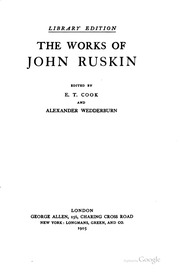 Cover of edition worksjohnruskin42weddgoog