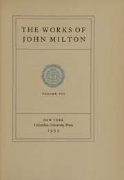 Cover of edition worksofjohnmilto0008unse