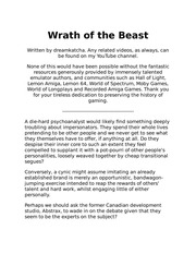 Wrath of the Beast