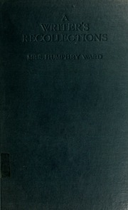 Cover of edition writersrecollect00ward