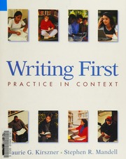 Cover of edition writingfirstprac0000laur