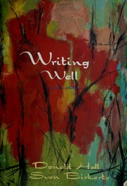 Cover of edition writingwell00hall