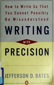 Cover of edition writingwithpreci00bate_1