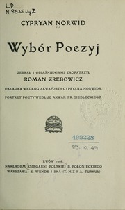 Cover of edition wybrpoezyj00norw