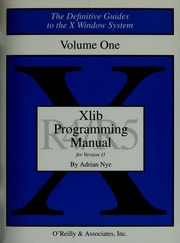 Cover of edition xlibprogrammingm00nyea