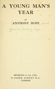 Cover of edition youngmansyear00hope