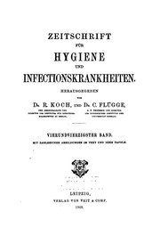 Zeitschrift für Hygiene und Infektionskrankheiten ...
