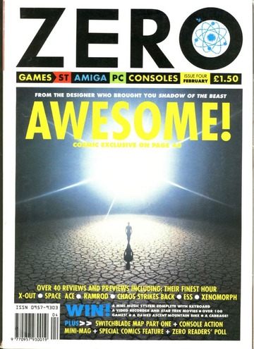 75800 Issue 04 Zero Magazine 1990 9770957930019 