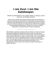 I am Zuul. I am the Gatekeeper.